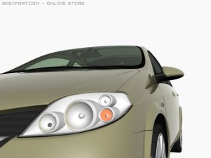 nissan primera new 3D 模型