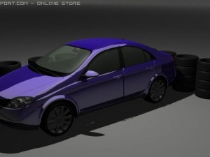 nissan primera new 3D 模型