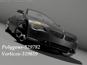 bmw 6 convertibie Model 3D