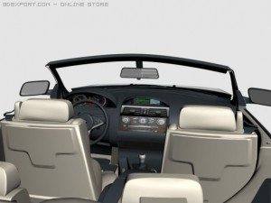 bmw 6 convertibie 3D-Modell