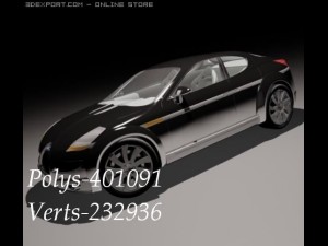 subaru b11s optimized 3D Model