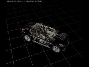 subaru b11s optimized 3D Model