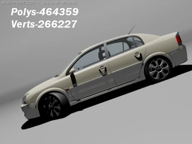 opel vectra 3D Model .c4d .max .obj .3ds .fbx .stl .blend 