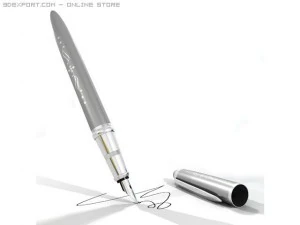 stylographic pen 3D Model