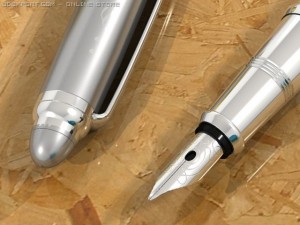 stylographic pen Modèle 3D