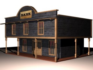 western bank 3D मॉडल