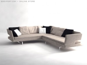 arne sofa 3Dモデル