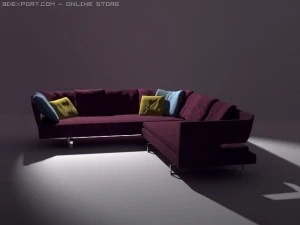 arne sofa 3D Model