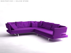 arne sofa Modelo 3D
