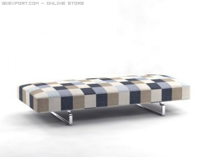 arne couch 3D 模型