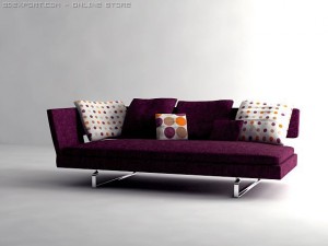 arne sofa cld_2 Modelo 3D