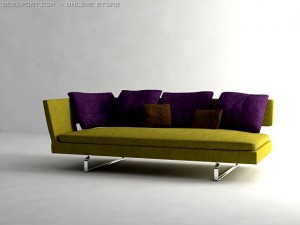 arne sofa cld_2 Modelo 3D