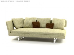 arne sofa cld_2 Modelo 3D