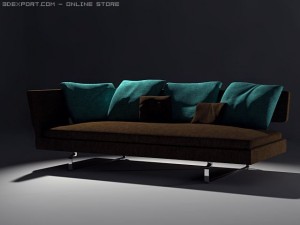 arne sofa cld_2 Modelo 3D
