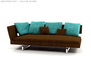 arne sofa cld_2 Modelo 3D