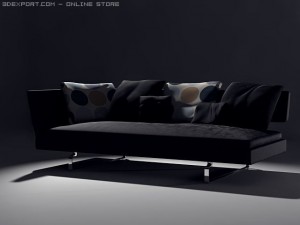 arne sofa cld_2 Modelo 3D