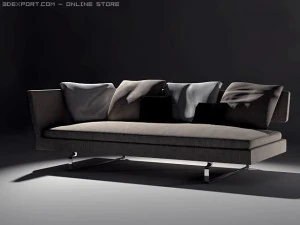 arne sofa cld 2 3D Model