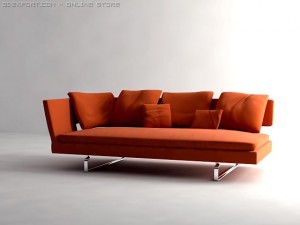 arne sofa cld_2 Modelo 3D