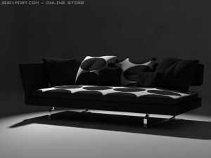 arne sofa cld_2 Modelo 3D