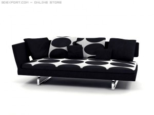 arne sofa cld_2 Modelo 3D