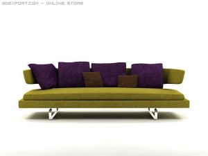 arne sofa model a234 Modèle 3D