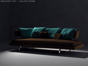 arne sofa model a234 Modèle 3D