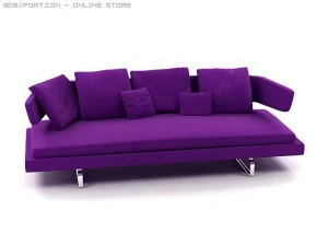 arne sofa model a234 3D Model