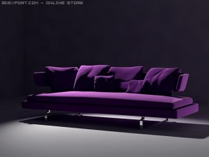 arne sofa model a234 Modèle 3D