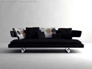 arne sofa model a234 3D Model