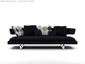 arne sofa model a234 Modèle 3D