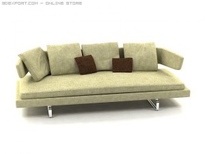 arne sofa model a234 Modèle 3D