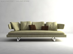 arne sofa model a234 Modèle 3D