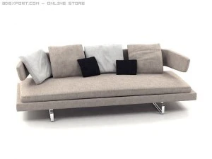 arne sofa model a234 3D Model