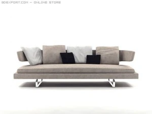arne sofa model a234 3D Model
