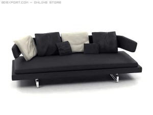 arne sofa model a234 3D Model