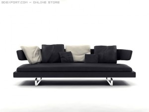 arne sofa model a234 Modèle 3D