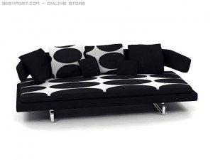 arne sofa model a234 Modèle 3D