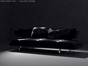arne sofa model a234 Modèle 3D