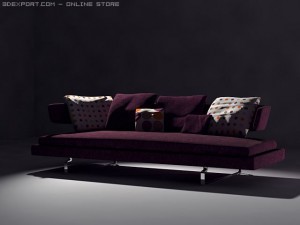 arne sofa model a234 Modèle 3D