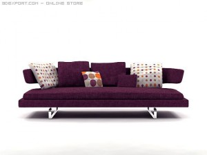 arne sofa model a234 Modèle 3D
