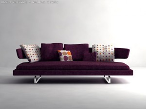arne sofa model a234 Modèle 3D