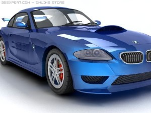 bmwz4 m coupe tuned 3D 모델