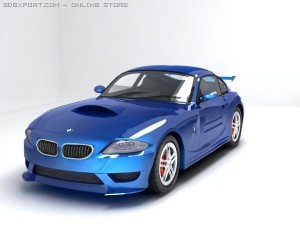 bmwz4 m coupe tuned 3D 모델