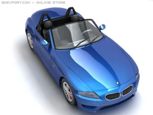 z4 m coup&eacute;01 Modèle 3D