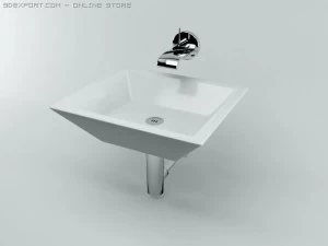 pia do banheiro Modelo 3D