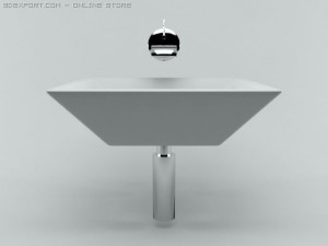 bathroom sink 3D 模型