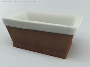 옷 바구니 3D 모델