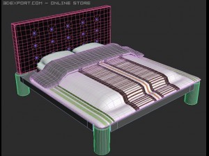 bed Modello 3D