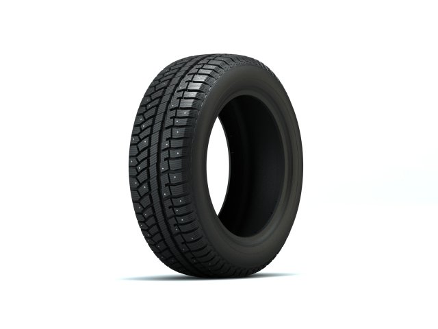 winter tyre 3D Model .c4d .max .obj .3ds .fbx .stl .blend