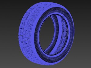 winter tyre 3D Model